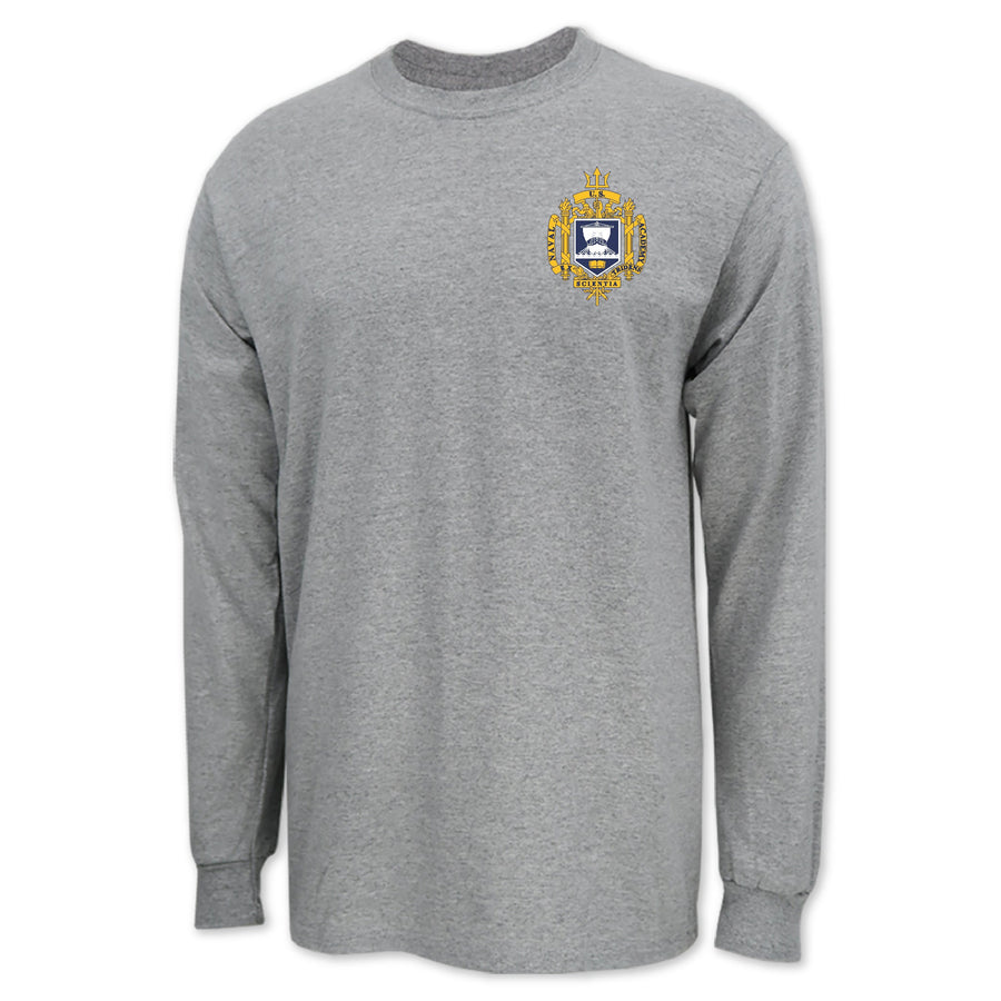 USNA Crest Long Sleeve T-Shirt