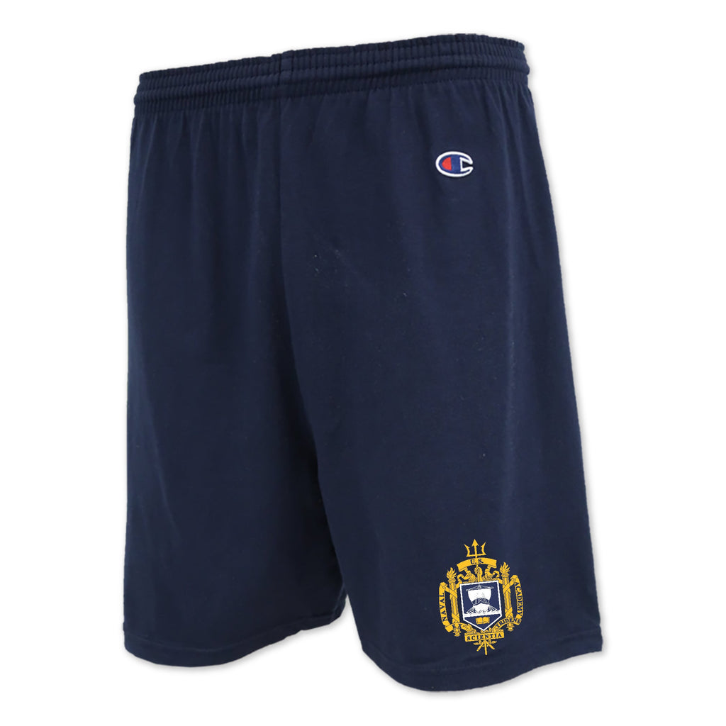 USNA Crest Champion Cotton Short