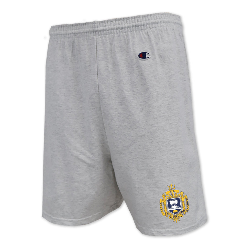 USNA Crest Champion Cotton Short