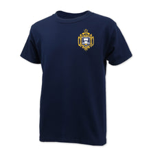 Load image into Gallery viewer, USNA Crest Youth T-Shirt