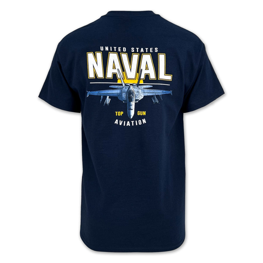 United States Naval Aviation Top Gun T-Shirt (Navy)