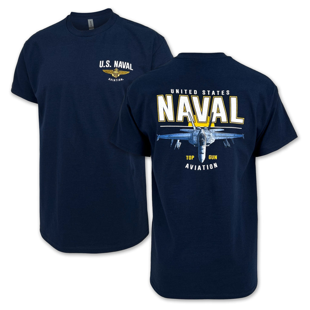 United States Naval Aviation Top Gun T-Shirt (Navy)