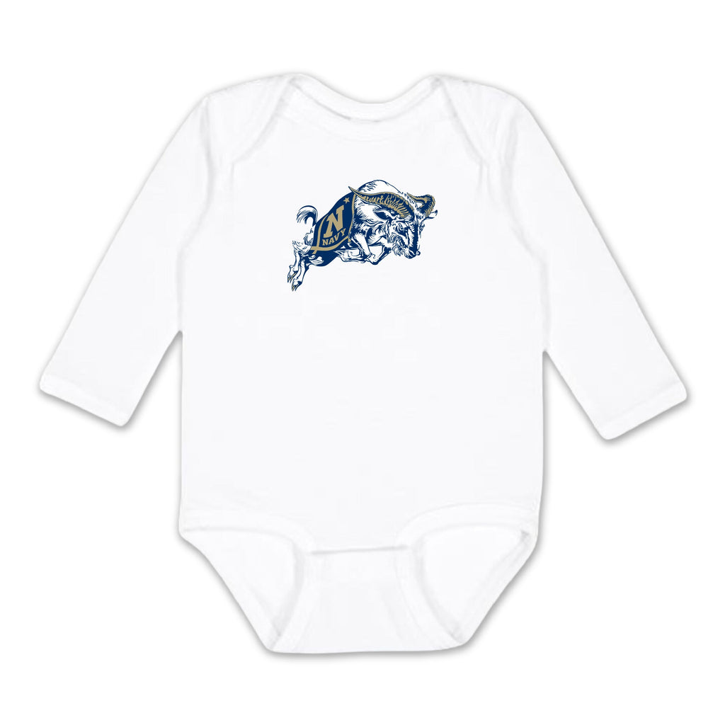 USNA Goat Infant Long Sleeve Bodysuit