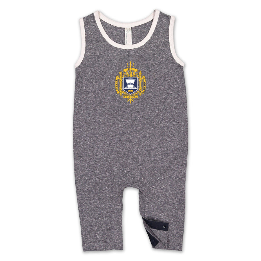 USNA Crest Infant Tank Romper