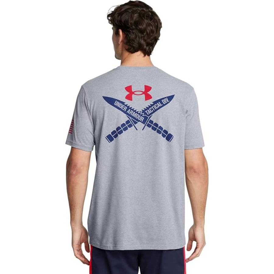 Under Armour Freedom Tac Logo T-Shirt (Grey)