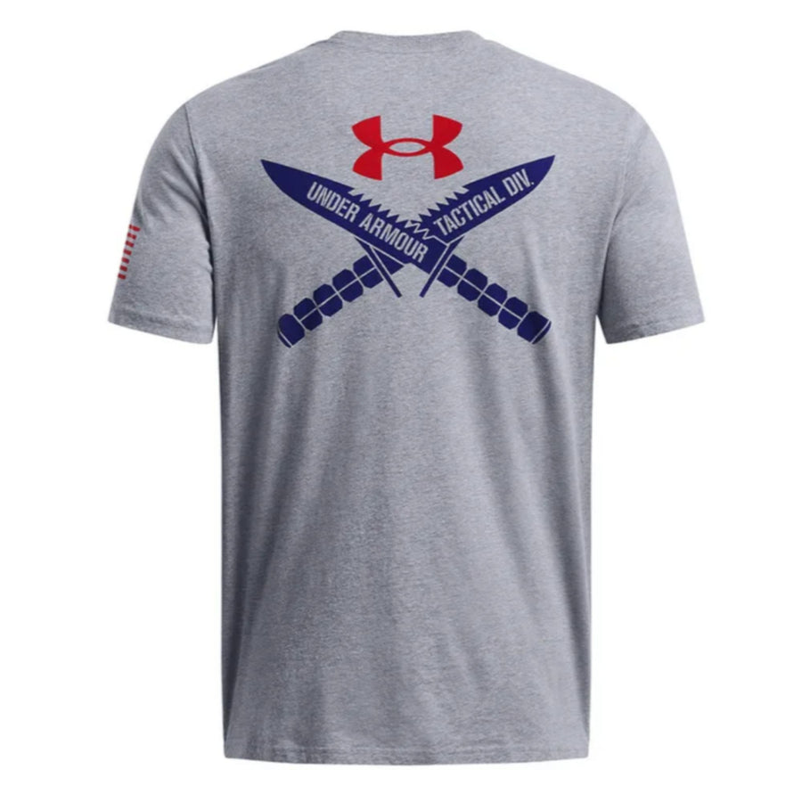 Under Armour Freedom Tac Logo T-Shirt (Grey)