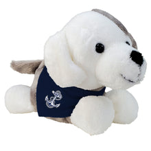 Load image into Gallery viewer, Navy Anchor Short Stacks Plush Puppy