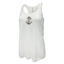 Load image into Gallery viewer, Navy Ladies Anchor Racerback