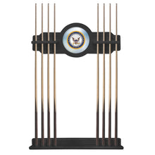 Load image into Gallery viewer, Navy Eagle Solid Wood Cue Rack