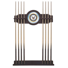 Load image into Gallery viewer, Navy Eagle Solid Wood Cue Rack