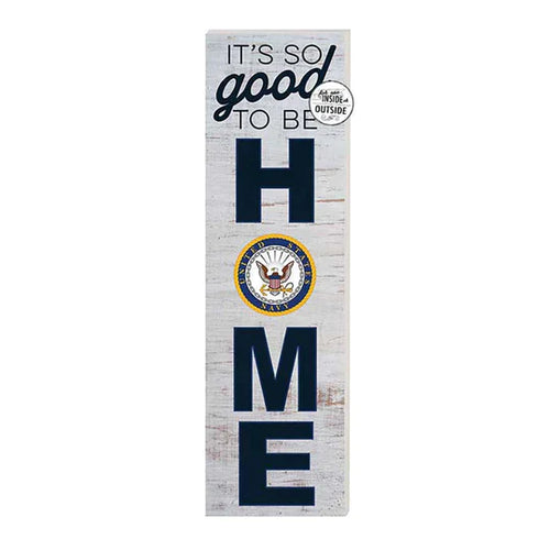 Indoor Outdoor Sign HOME So Good Navy (10x35)*