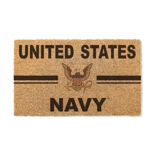 Navy Eagle Stripe Doormat*