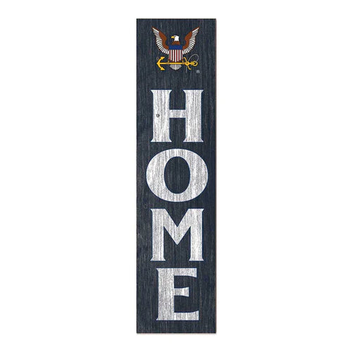 Leaning Sign Home Navy (11x46)*