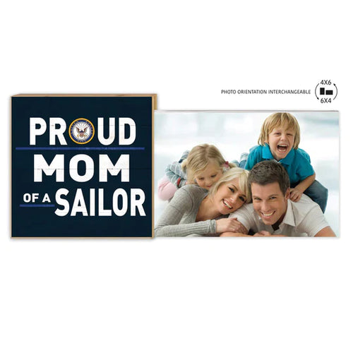 Navy Floating Picture Frame Military Proud Mom*