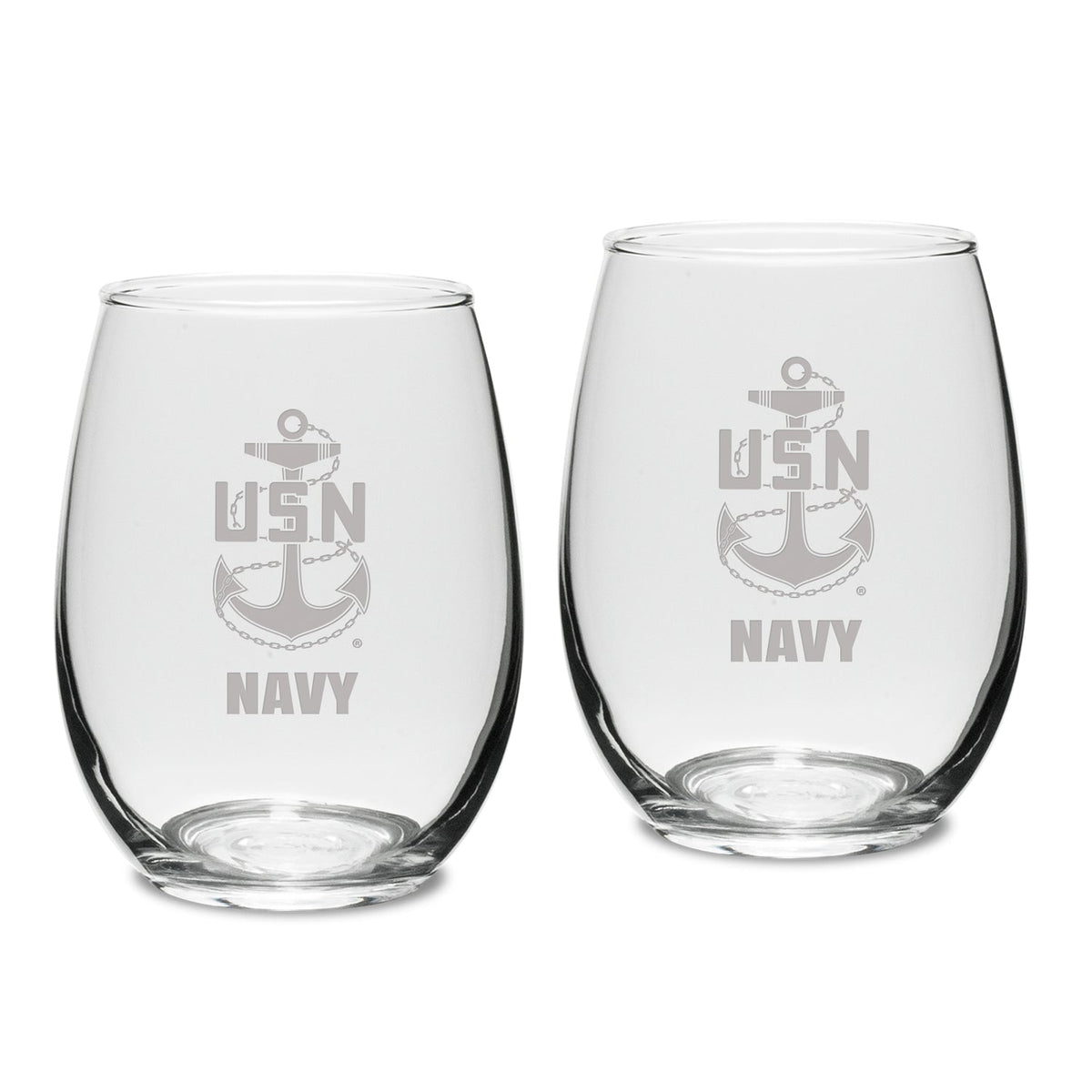 15oz Anchor Collection Stemless Wine Glasses - Set of 4