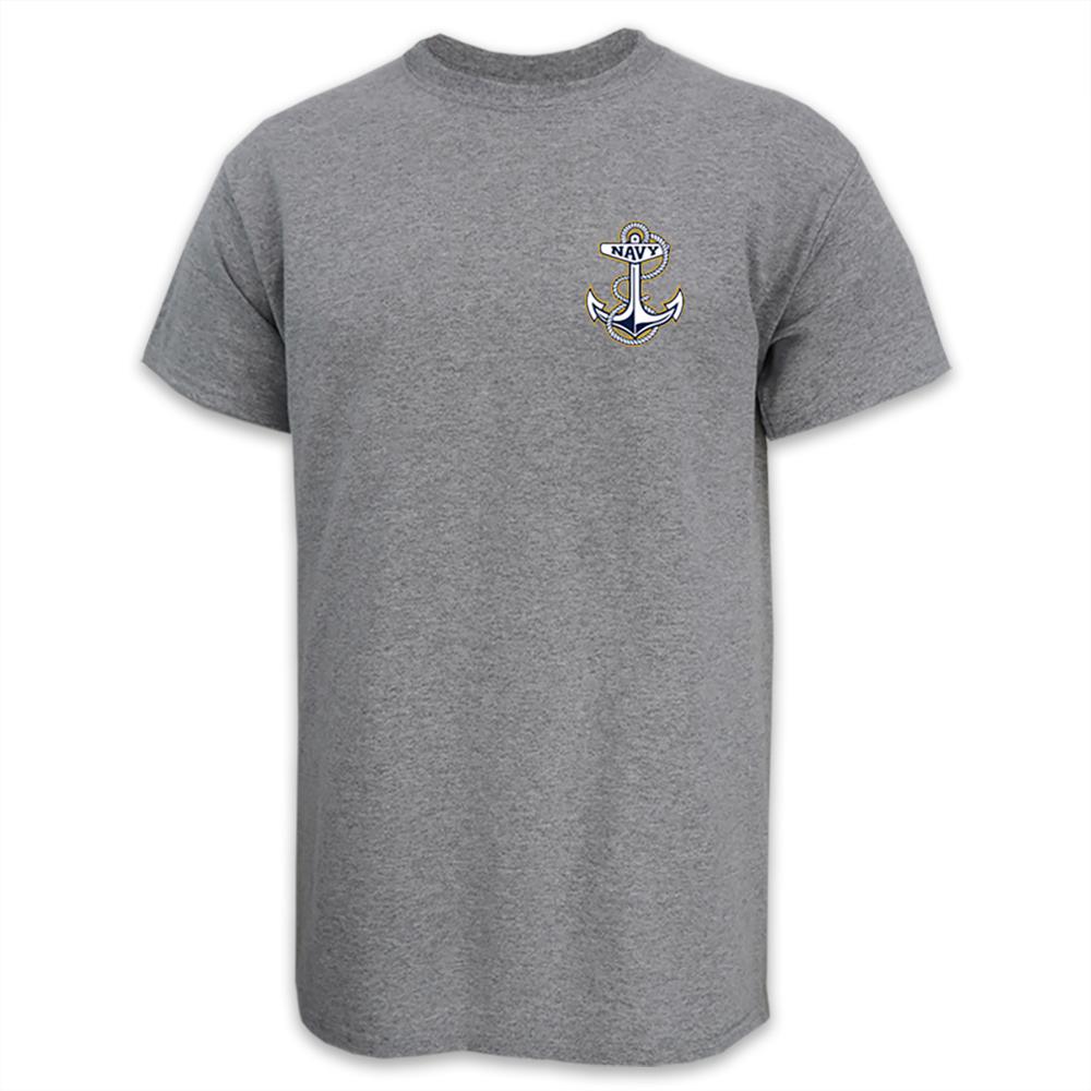 U.S. Navy T-Shirts: Navy Anchor Logo T-Shirt in Navy | Men's T-Shirts