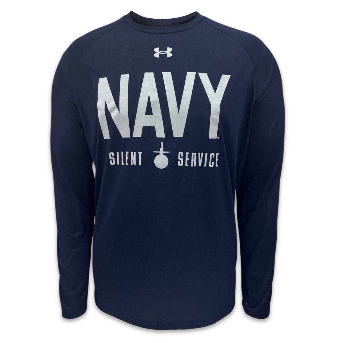 Navy Under Armour 2023 Rivalry Silent Service Tech Long Sleeve T-Shirt  (Navy)