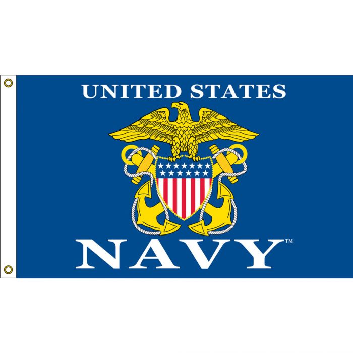  Navy Long Sleeve Double Flag Eagle Shield Small Navy :  Clothing, Shoes & Jewelry