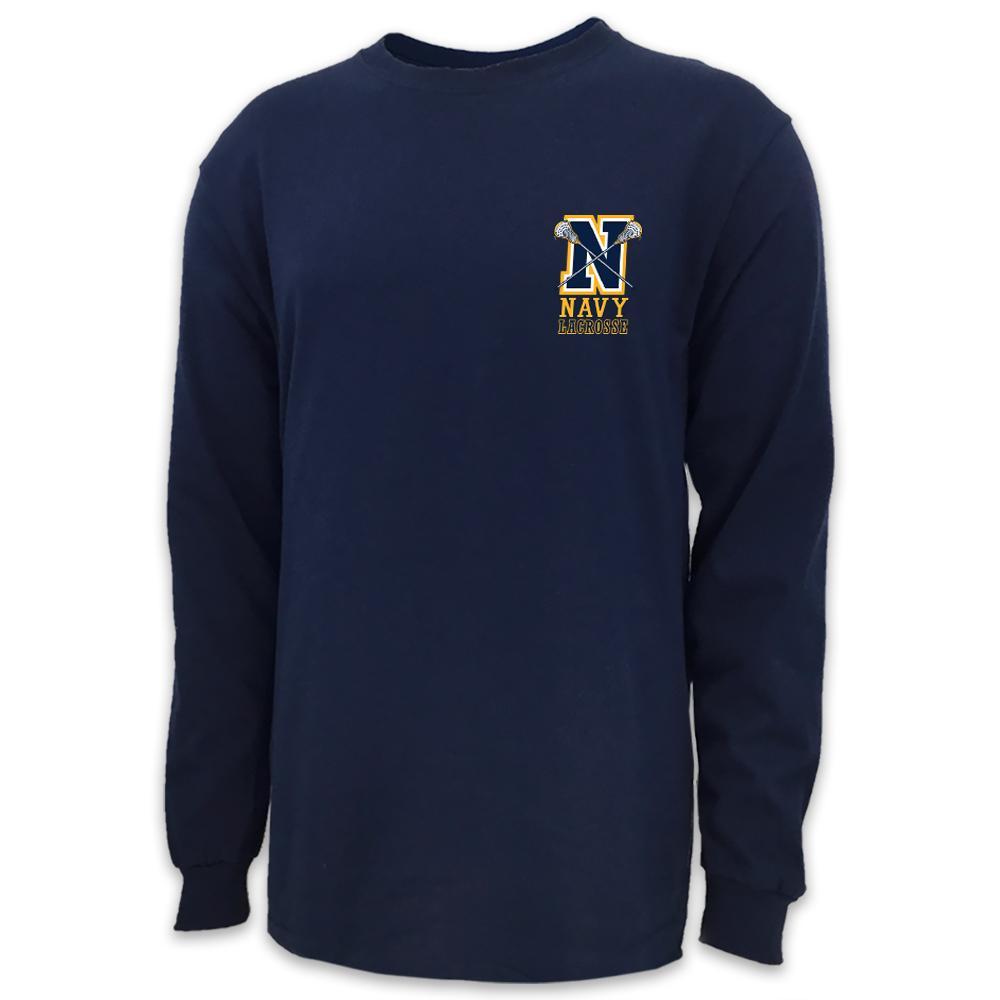 navy lacrosse shirt